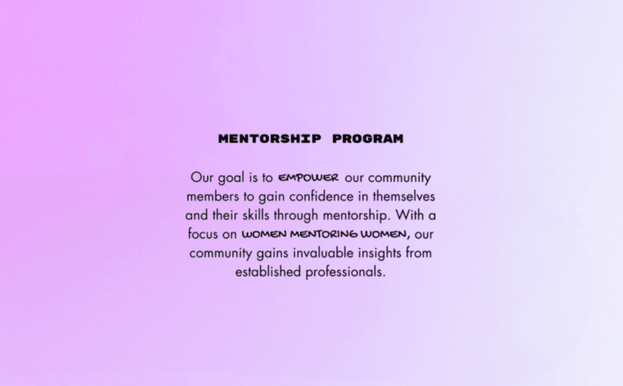 Mentorship program
